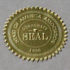 corporate seal, starburst