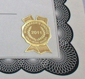 certificate seals, award seals, recognize achievement, K.C. Decorative Seal