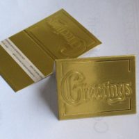 tent cards, adhesive strip