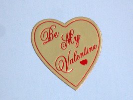 Be My Valentine, sticker, seal, spring holiday celebrations